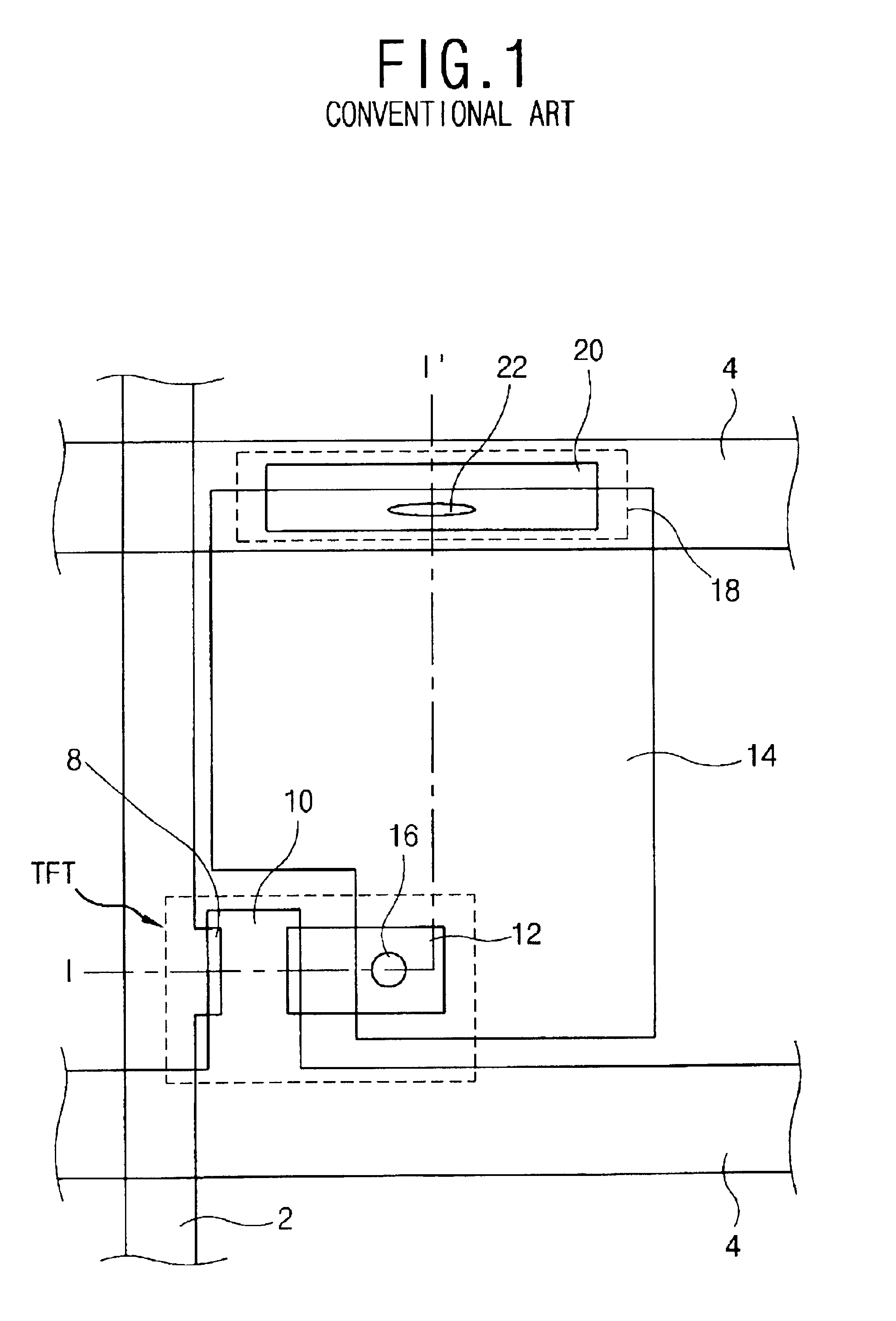 Substrate structure of liquid crystal display and fabrication method thereof