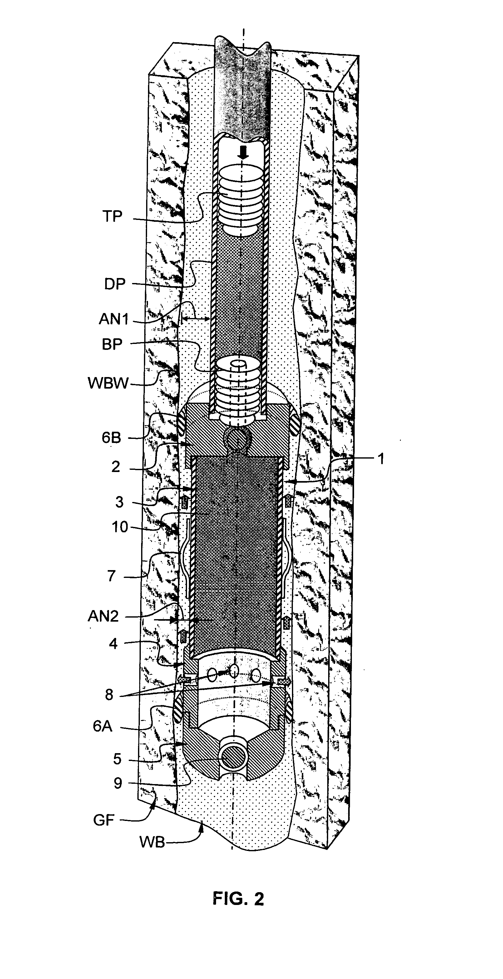 Assembly and method for placing a cement plug