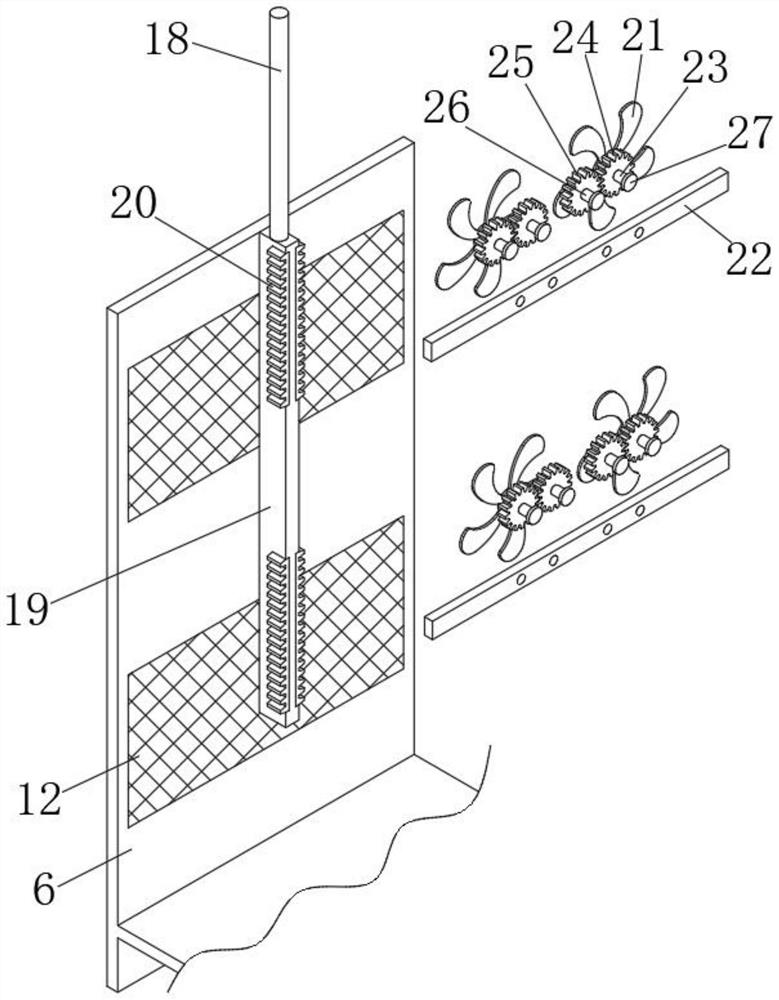 Outdoor power distribution cabinet with dust removal mechanism