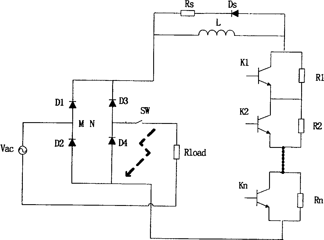 Short circuit fault current limiter