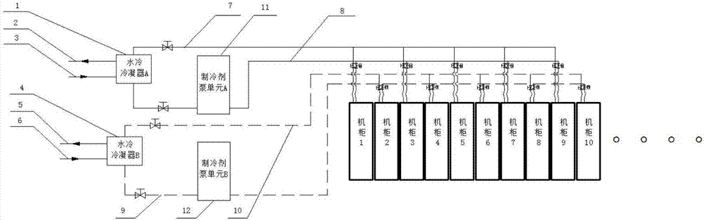 Novel heat pipe back plate air-conditioner system