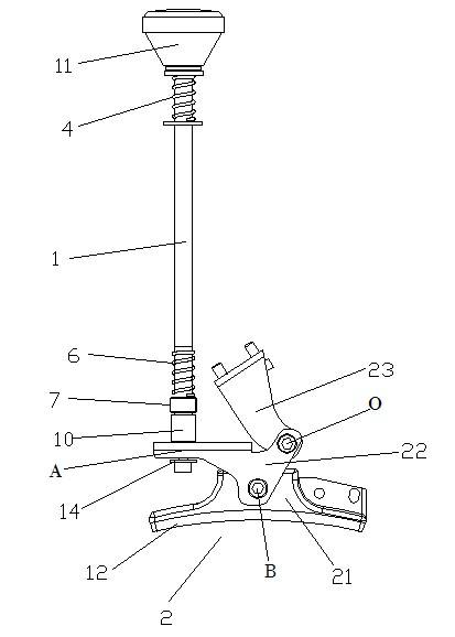 Modified structure of brake device of spinning bike