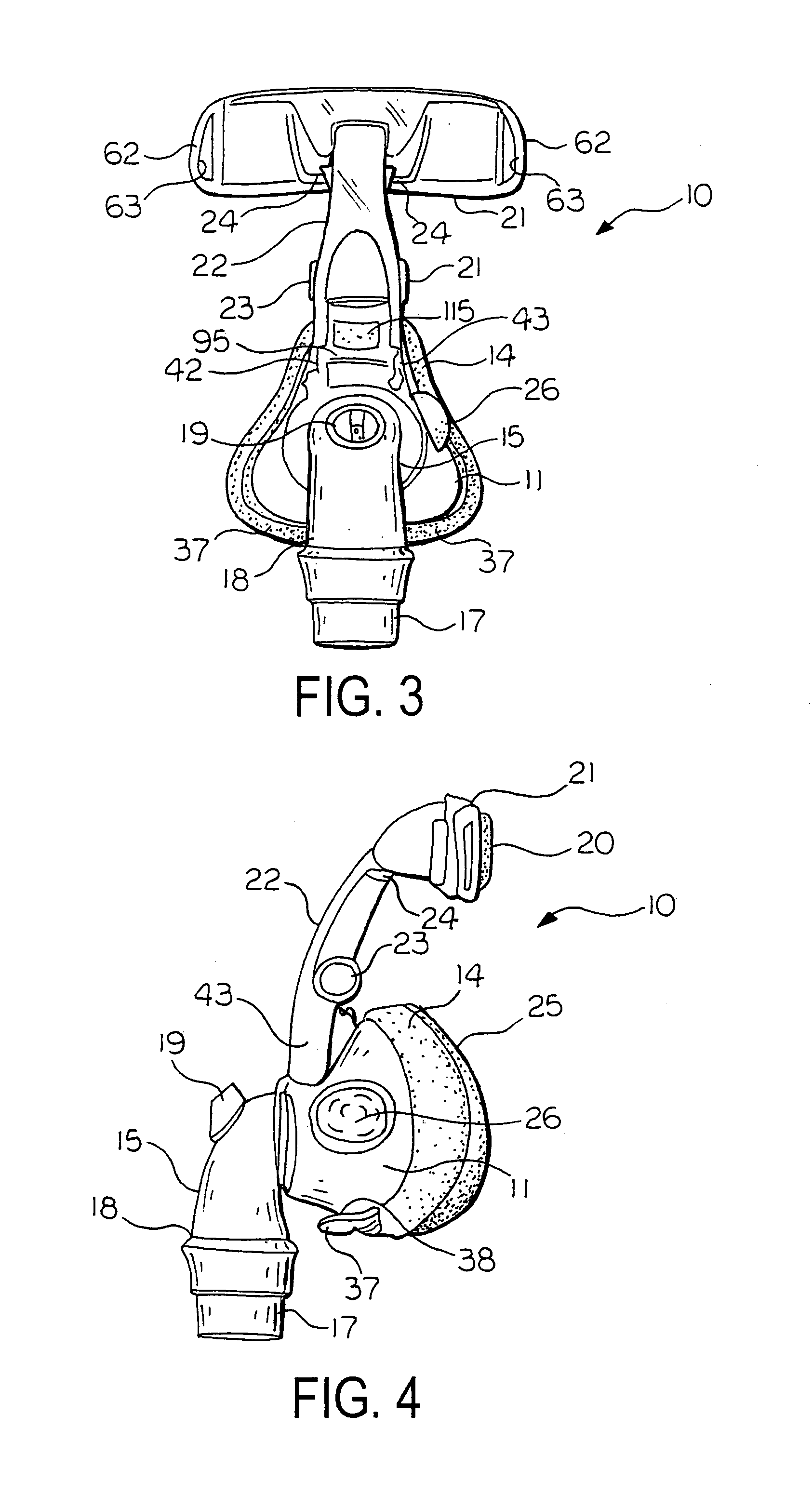 Method for securing a nasal mask