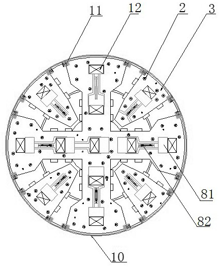 A hobless hard rock tunneling machine using microwave and high-pressure water jet to break rock