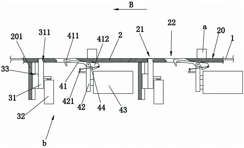 Overturn positioning device for batten machining and operation method of overturn positioning device