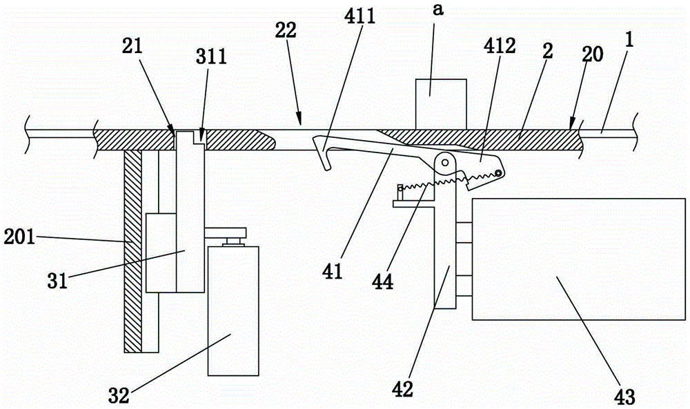 Overturn positioning device for batten machining and operation method of overturn positioning device