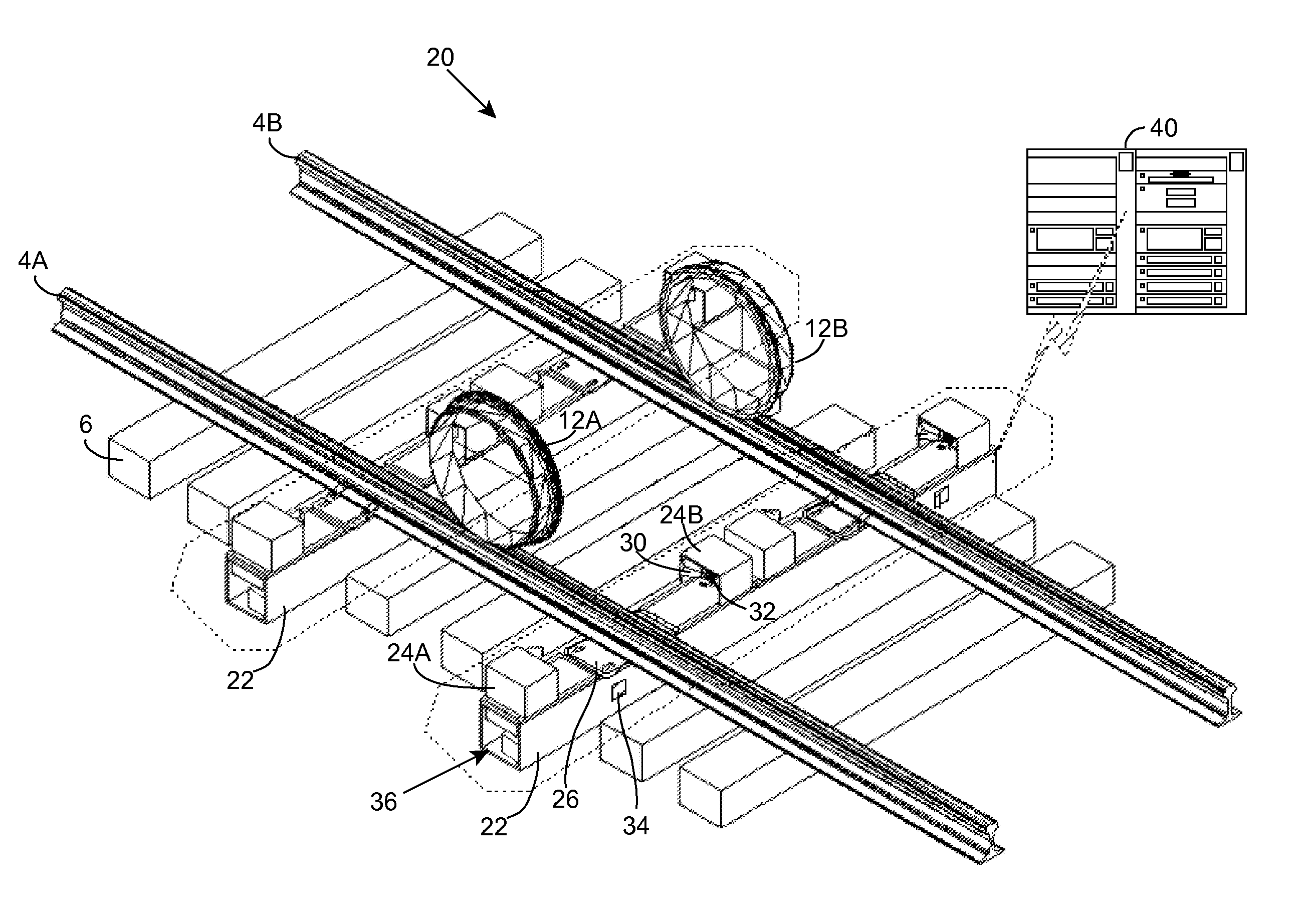 Wayside rolling stock inspection