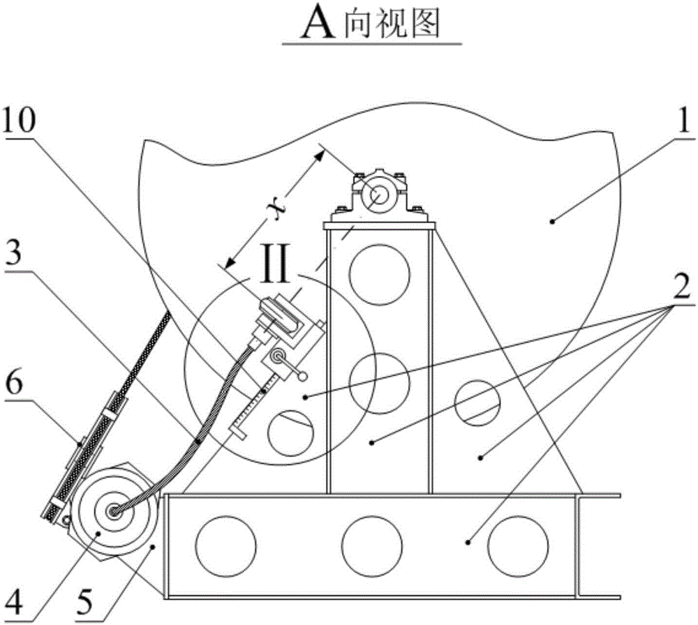 Cable arranging mechanism of storage winch