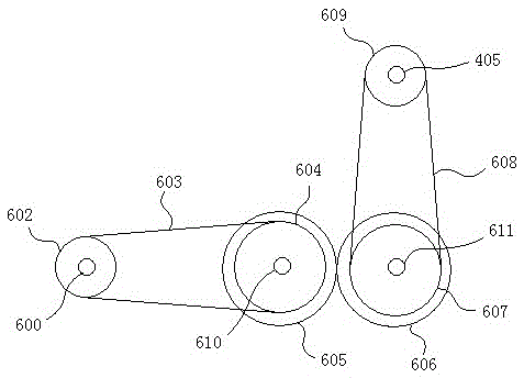 A rotary bottle washing machine driven by full servo control