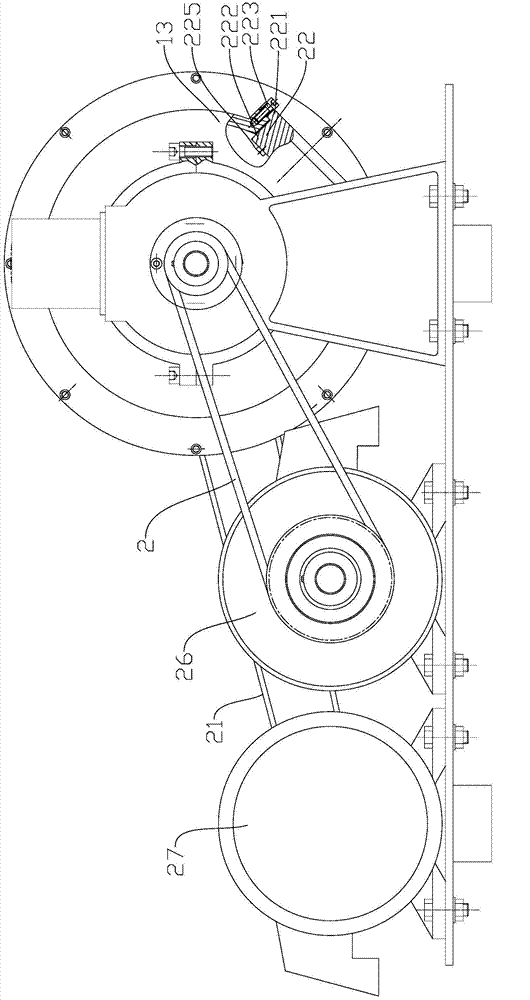 Throw-beating type impact friction-wear test device