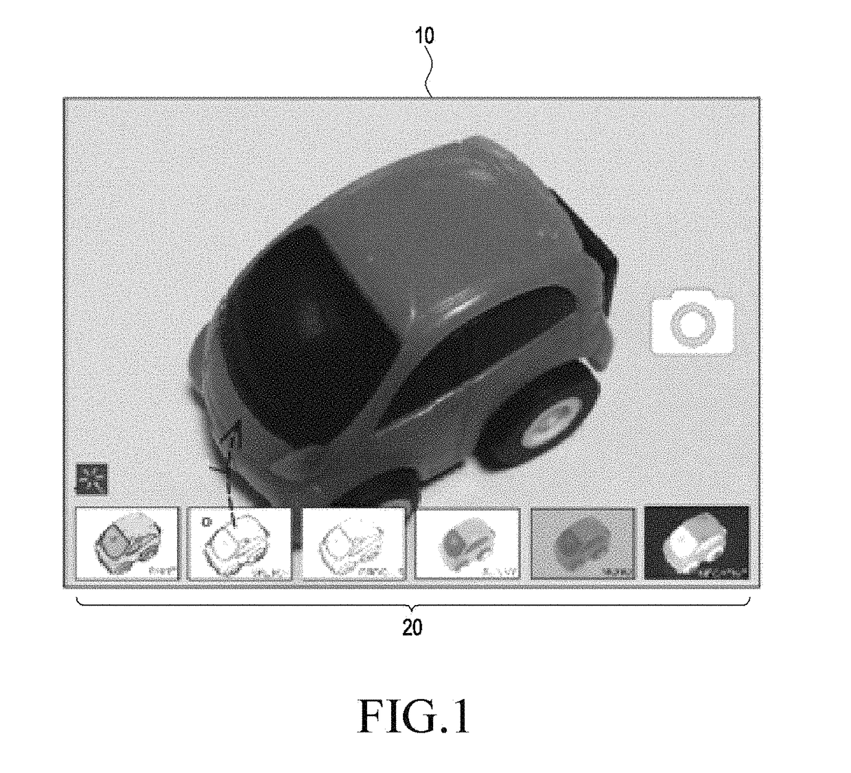 Electronic device and method for displaying image therein