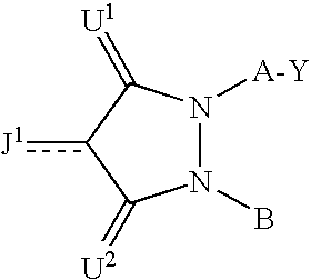 Therapeutic N-aryl or N-heteroaryl pyrazolidine and pyrazolidinone derivatives