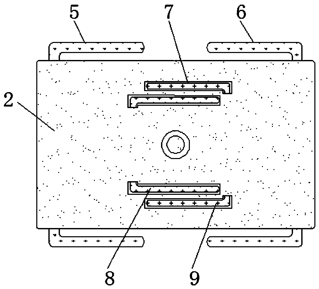 A positive pressure type explosion-proof power distribution cabinet