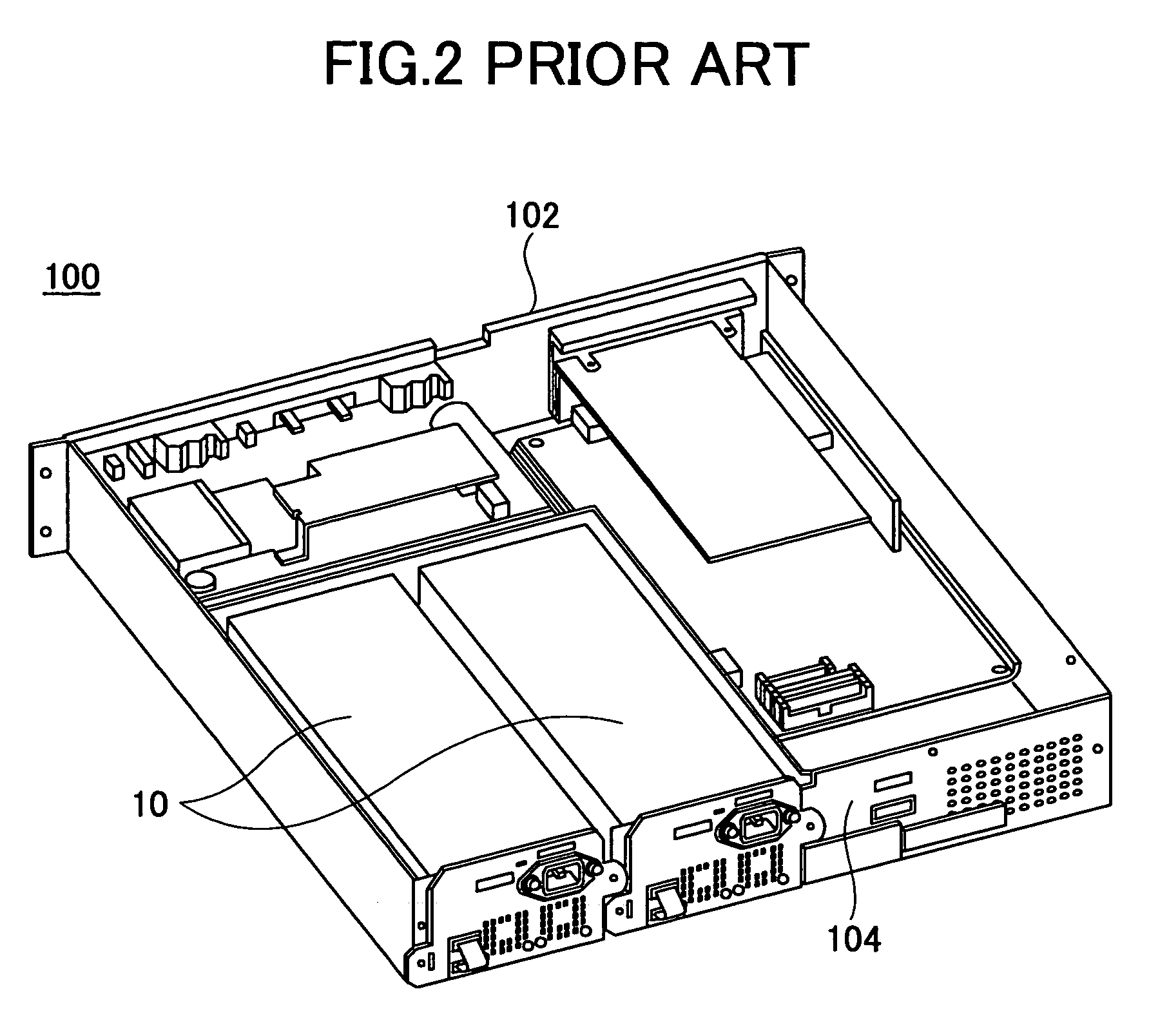 Electronic apparatus with a cooling redundancy function