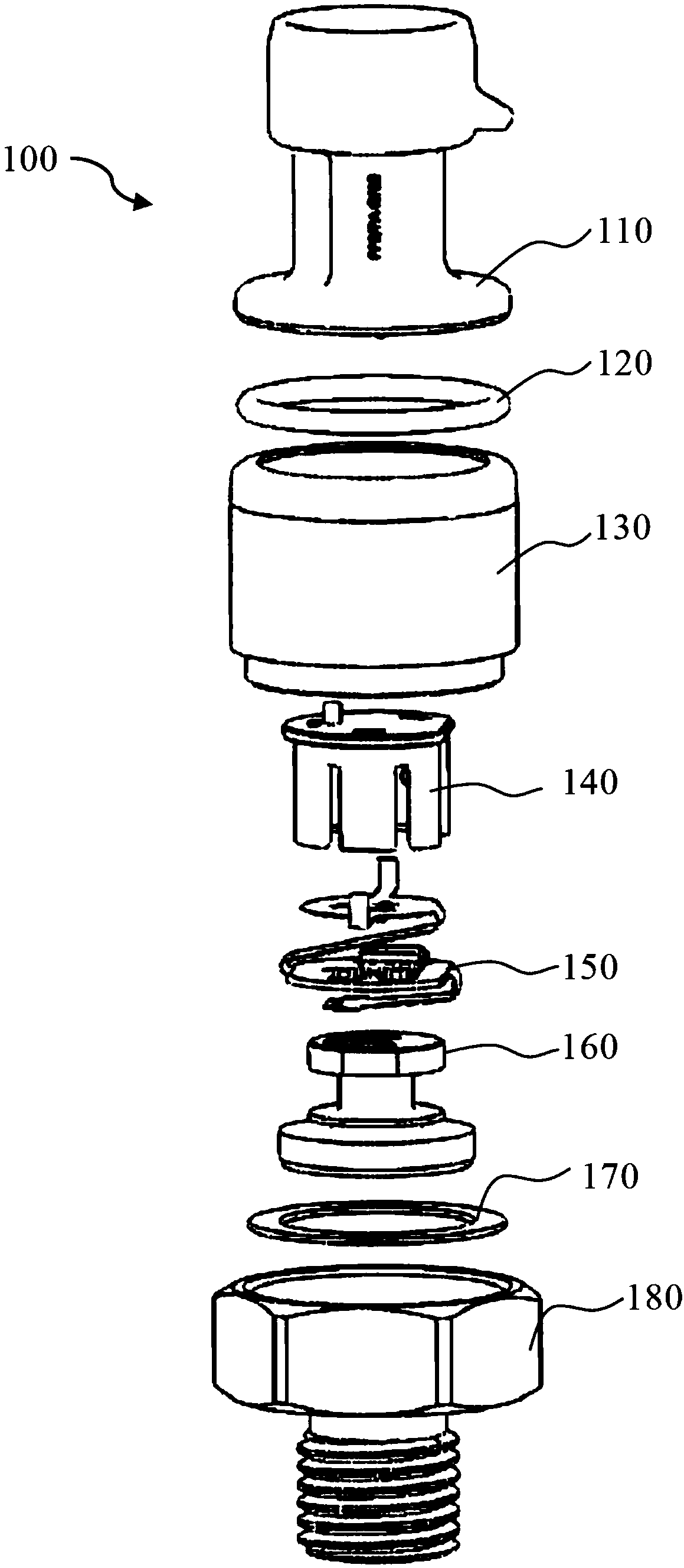 Heavy load pressure sensor and manufacturing method