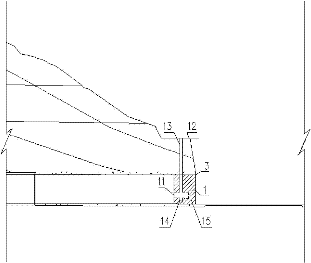 Overhauling arrangement structure for permanent plug of high arch dam diversion tunnel