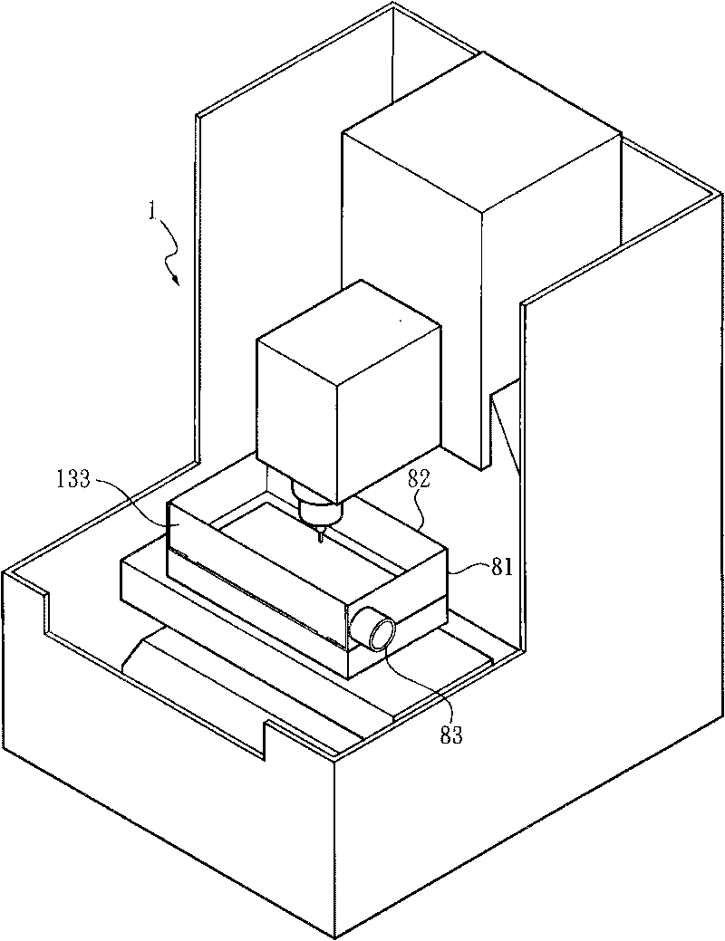 Dust-proof structure of tool station