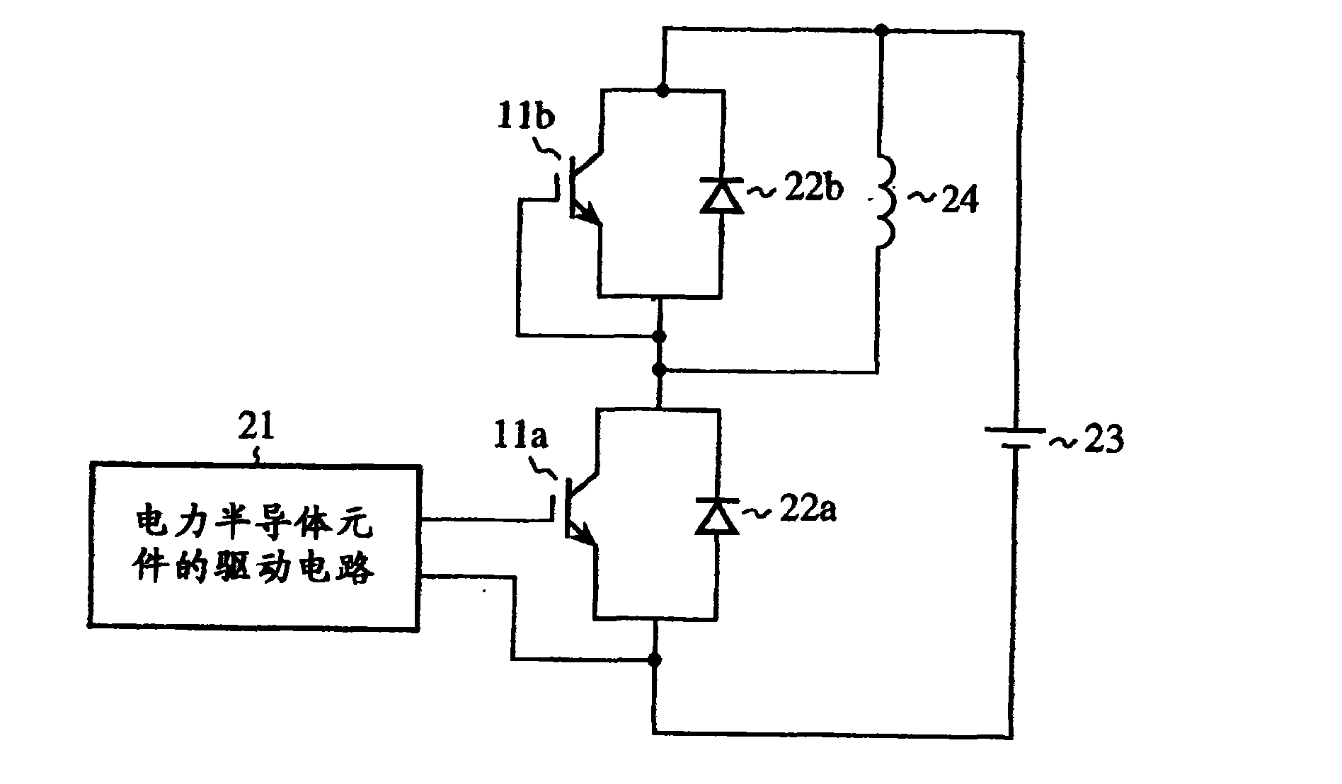 Driving circuit for power semiconductor element