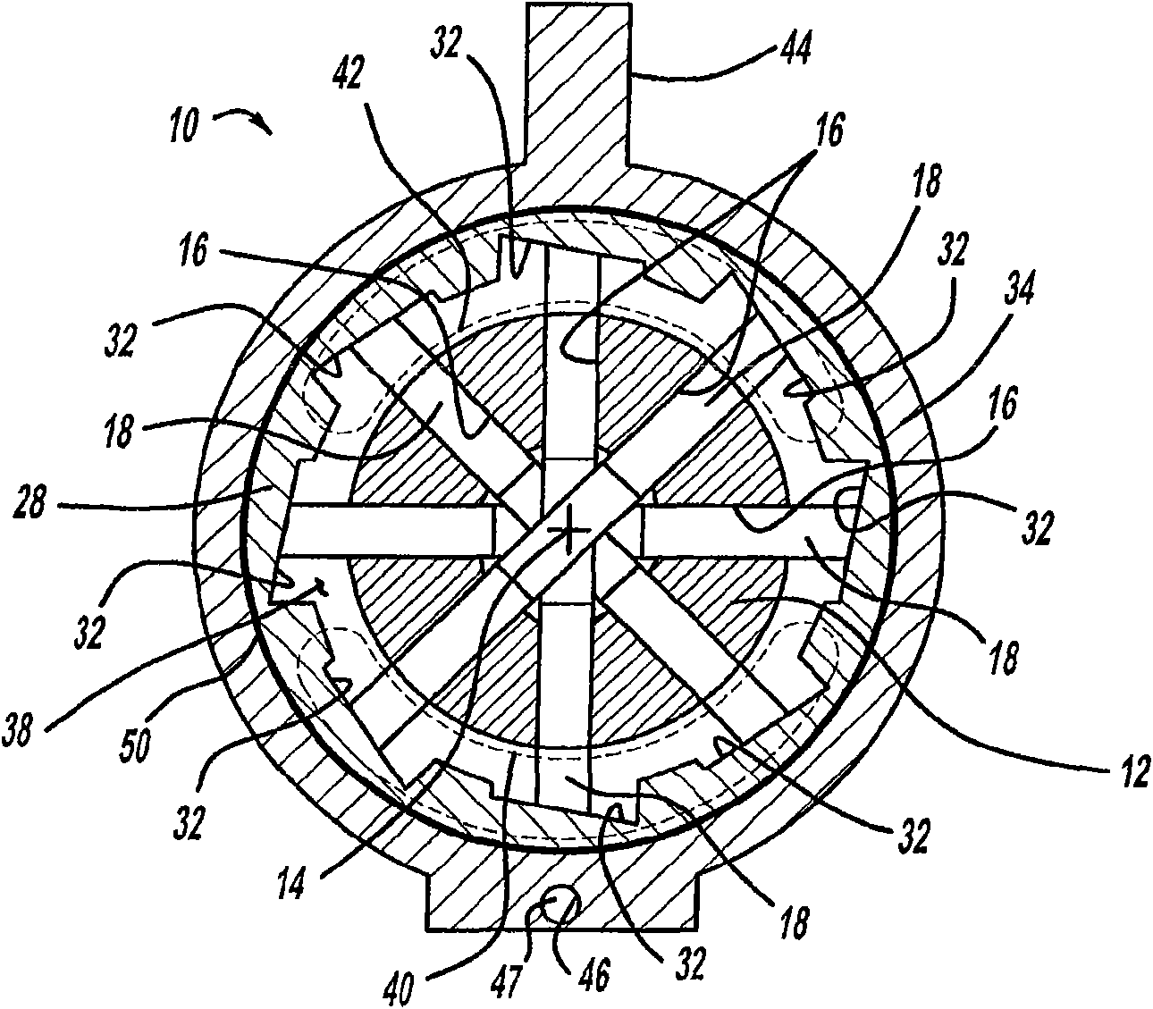 Variable displacement dual vane pump