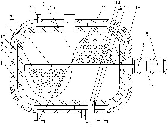 Preparation method of low-viscosity caramel pigment and production device thereof