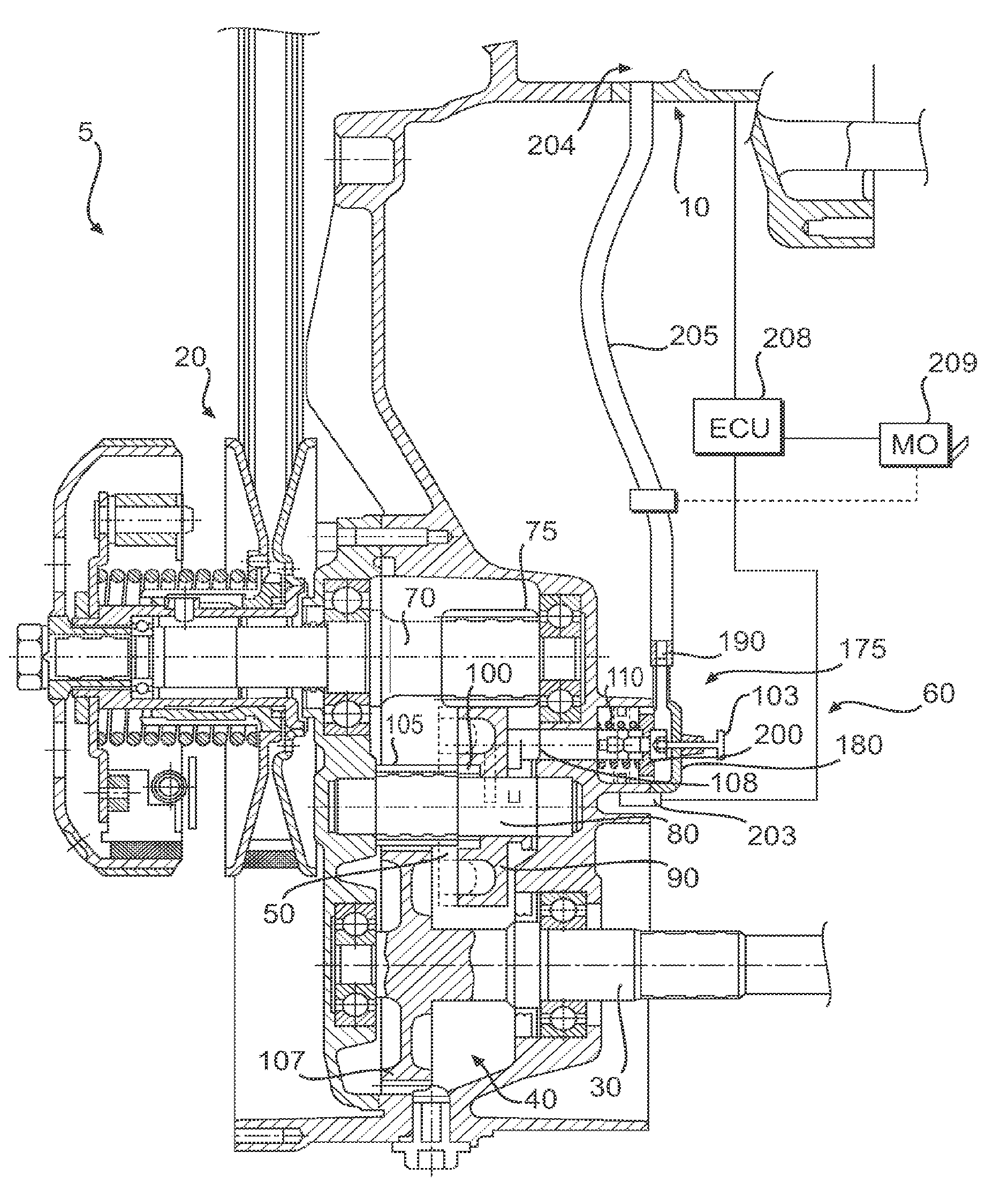 Release clutch for a vehicle