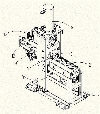 Aluminum rod shearing machine