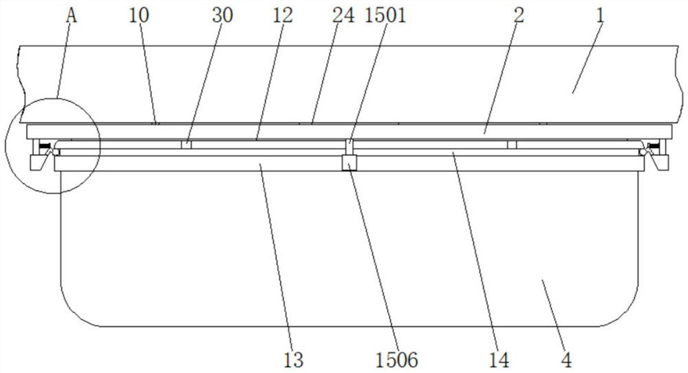 Fixed mounting structure for high-brightness white-light LED illuminating lamp