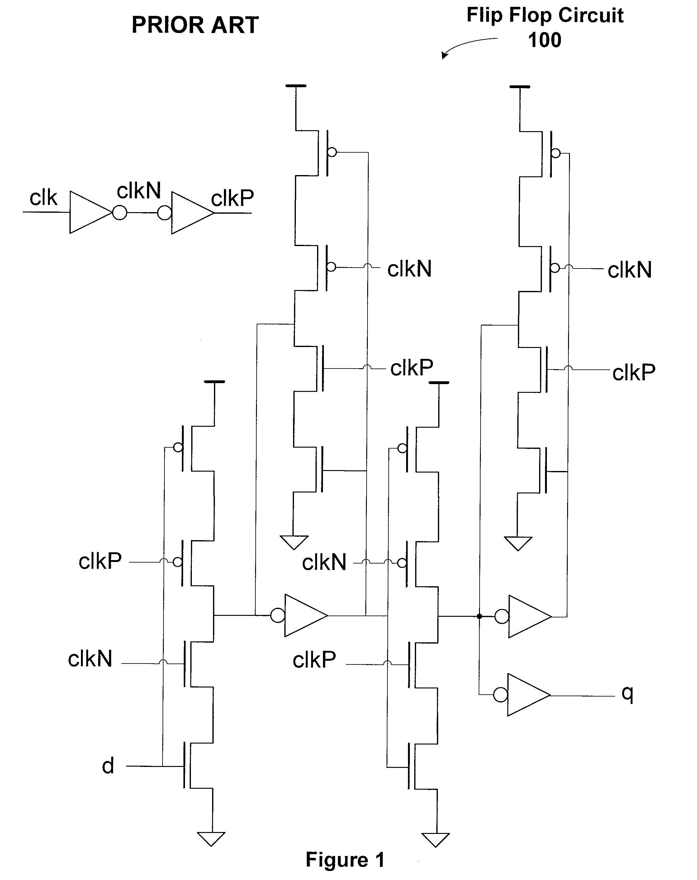 Single-trigger low-energy flip-flop circuit