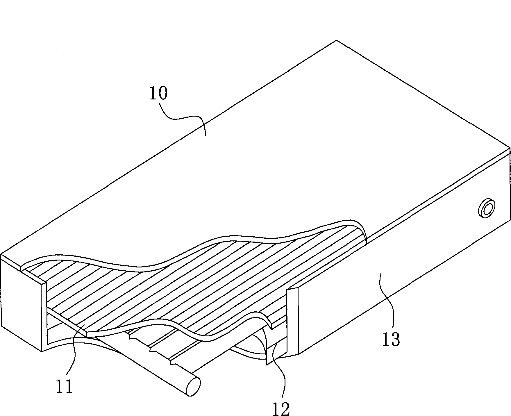 Plate type evacuated solar collector and solar energy heat collector