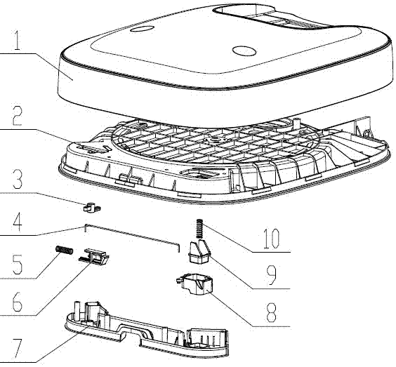 Electric cooker, cooker cover and covering plate fixing mechanism of electric cooker