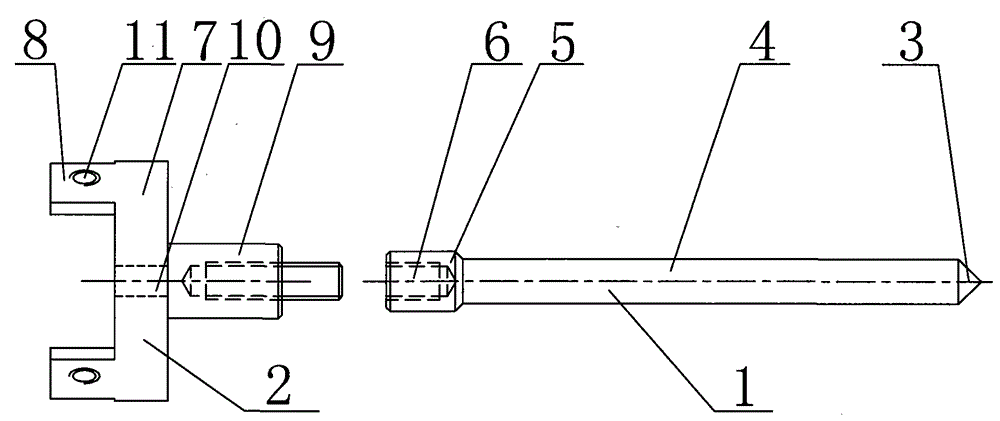 A special sensor bracket for vs1 type circuit breaker characteristic test