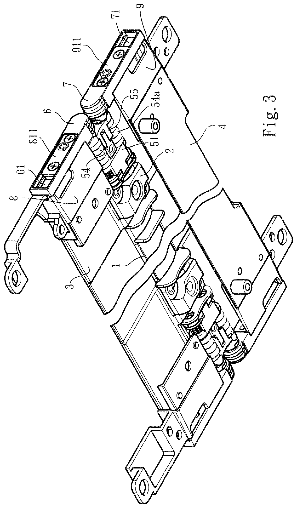 Folding shaft structure of flexible display screen