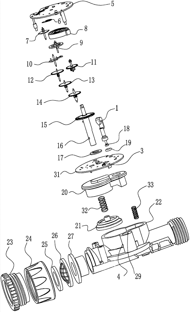 Timer with adjustable flow