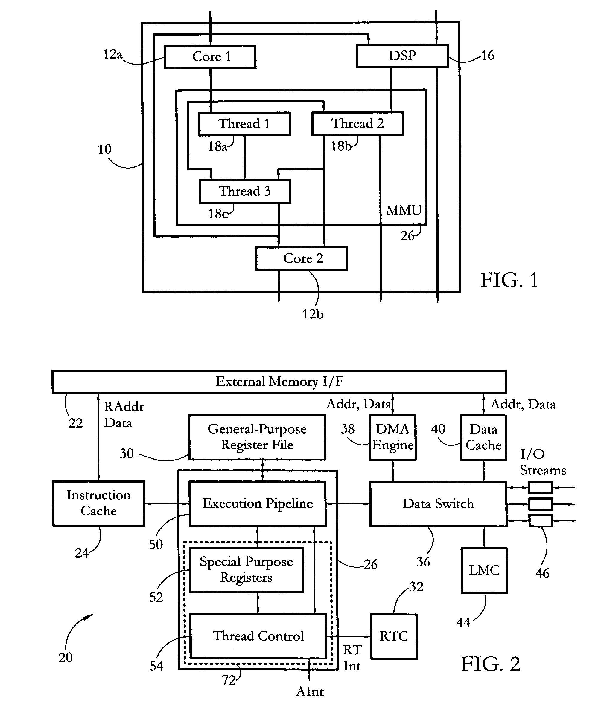 Hardware multithreading systems and methods