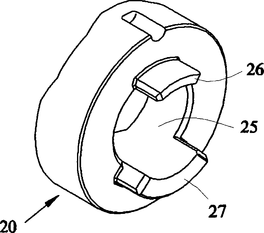 Pivot device capable of being rightly assembled