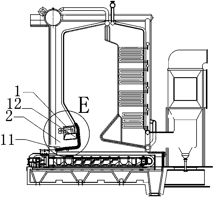 Energy-saving and environmentally-friendly chain furnace