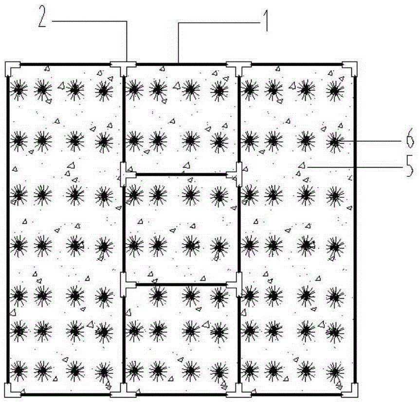 Ecological floating bed for oil-polluted water remediation