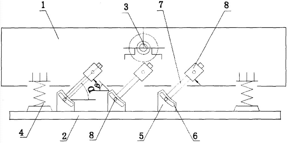 Uniaxial elliptic motion trail vibration exciter