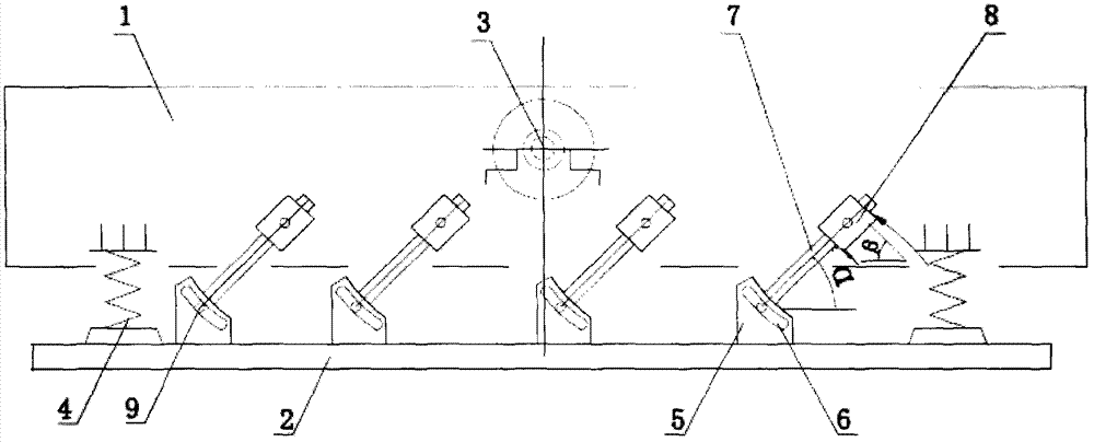 Uniaxial elliptic motion trail vibration exciter