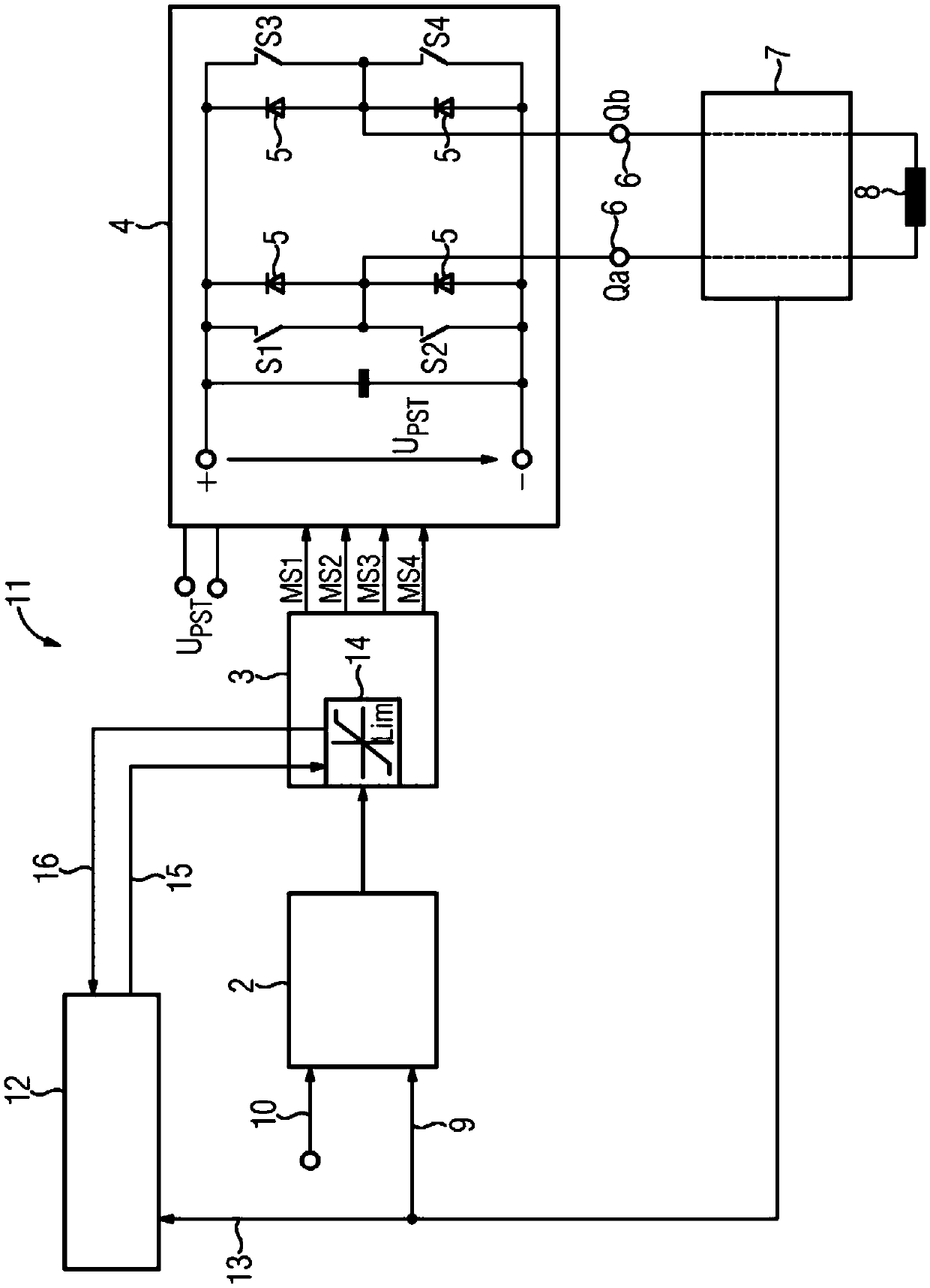 Circuit arrangement for an mrt system, mrt system and method for operating an mrt system