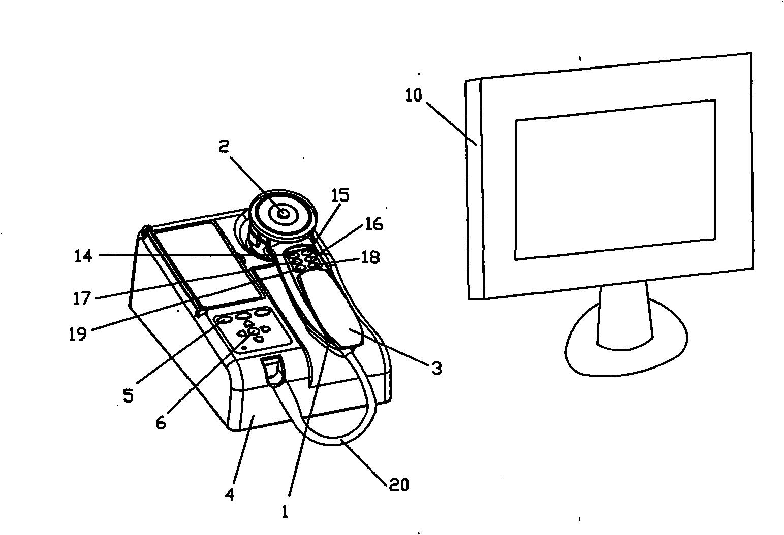 Iris diagnostic device