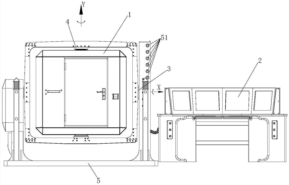 Vestibule balance function examining, acclimatizing and correcting device