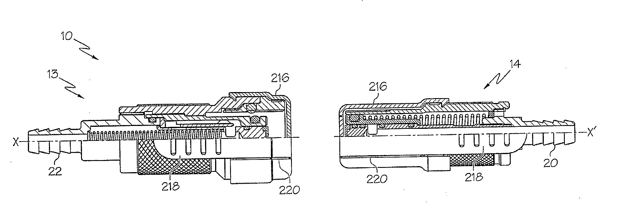 Chemical and biological clean air connector