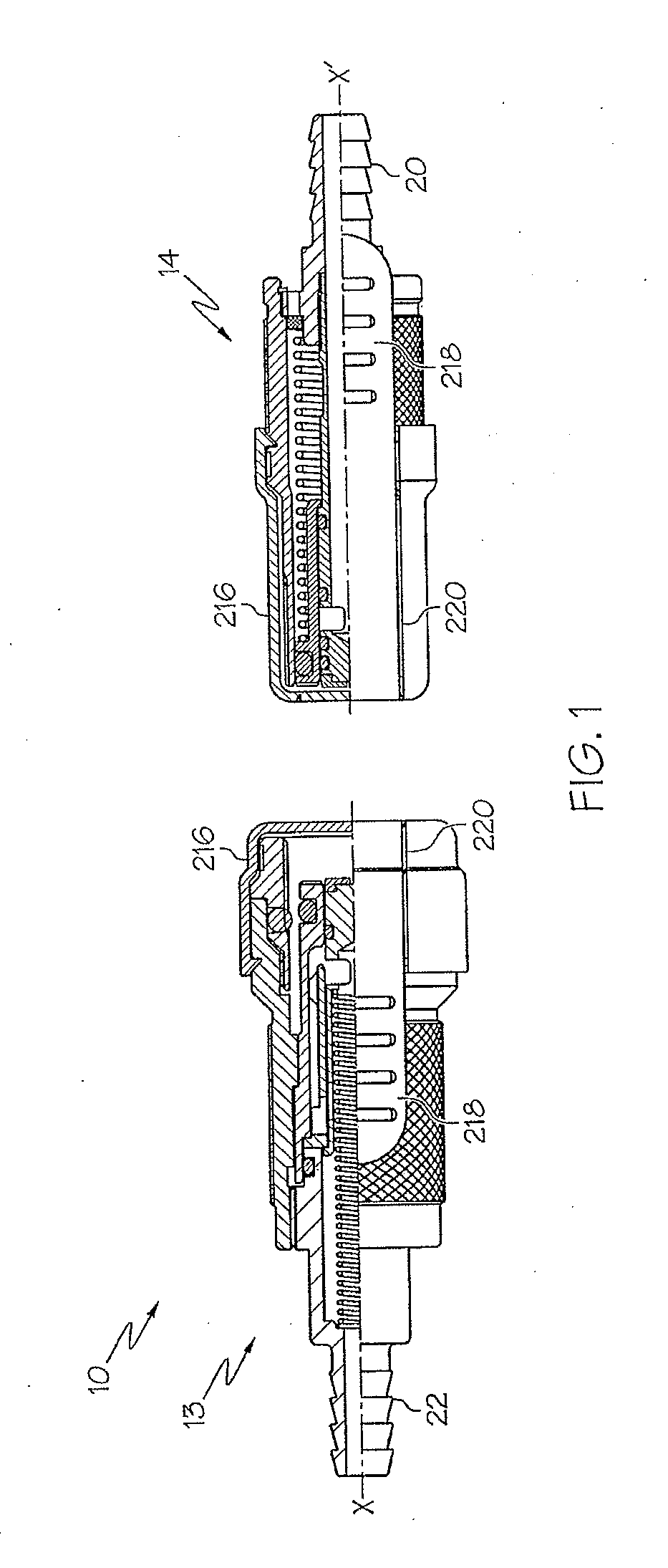 Chemical and biological clean air connector