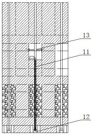 Vertical deep groove bottom-dump exploitation method for great thickness potassium salt mineral deposit