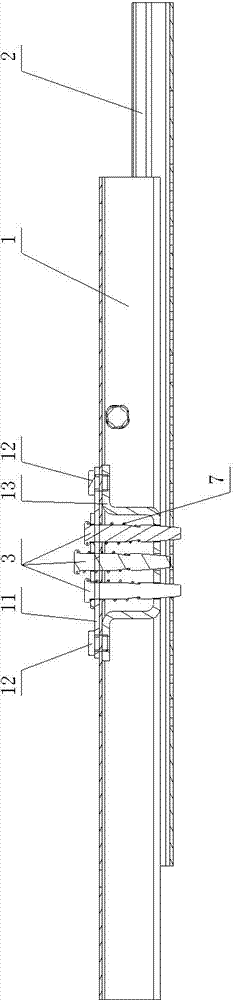 Locking structure of automobile seat sliding rail