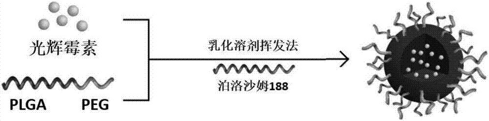 Mithramycin nano-particle suspension and preparation method thereof