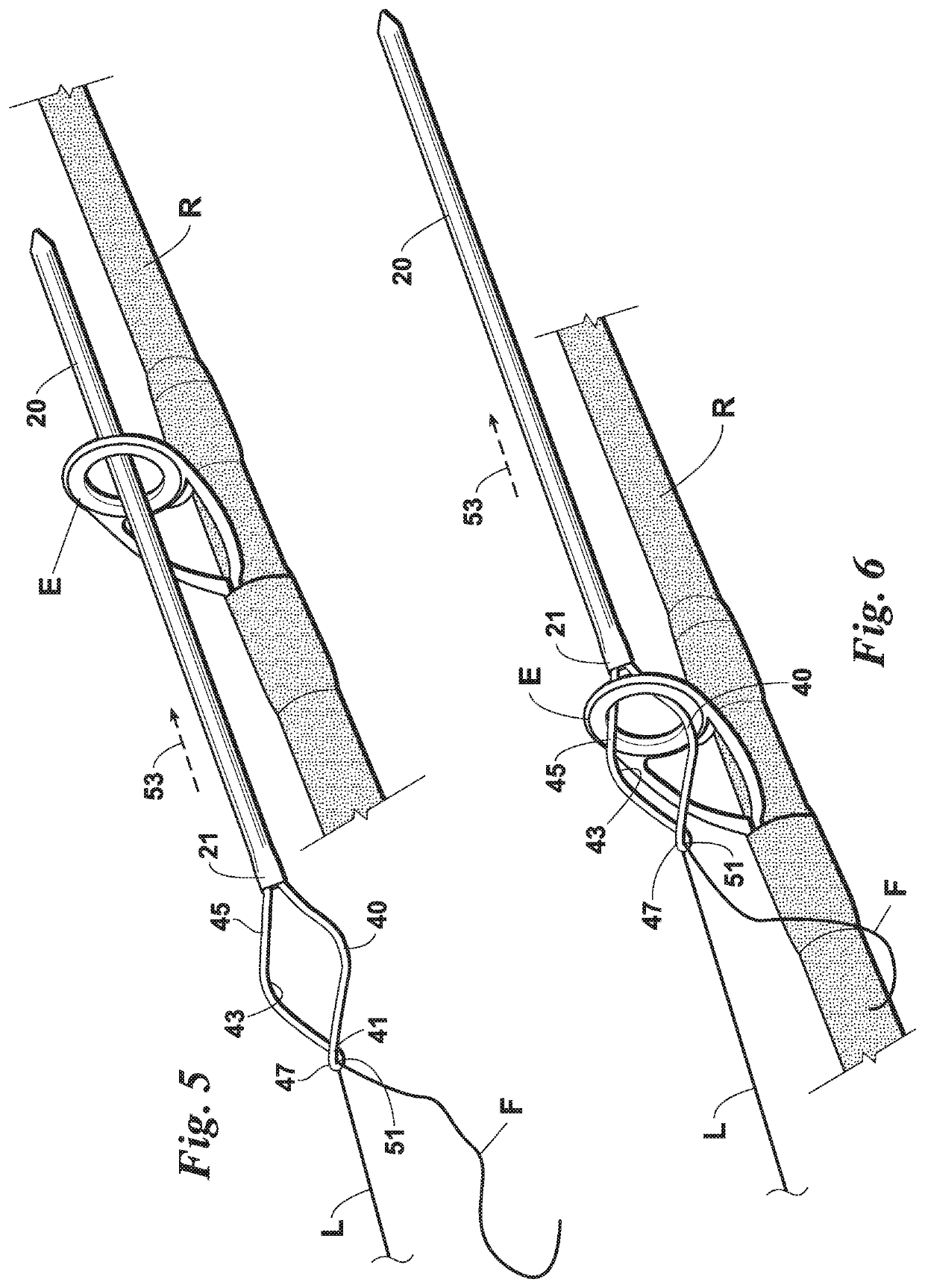 Fishing line rigging tool