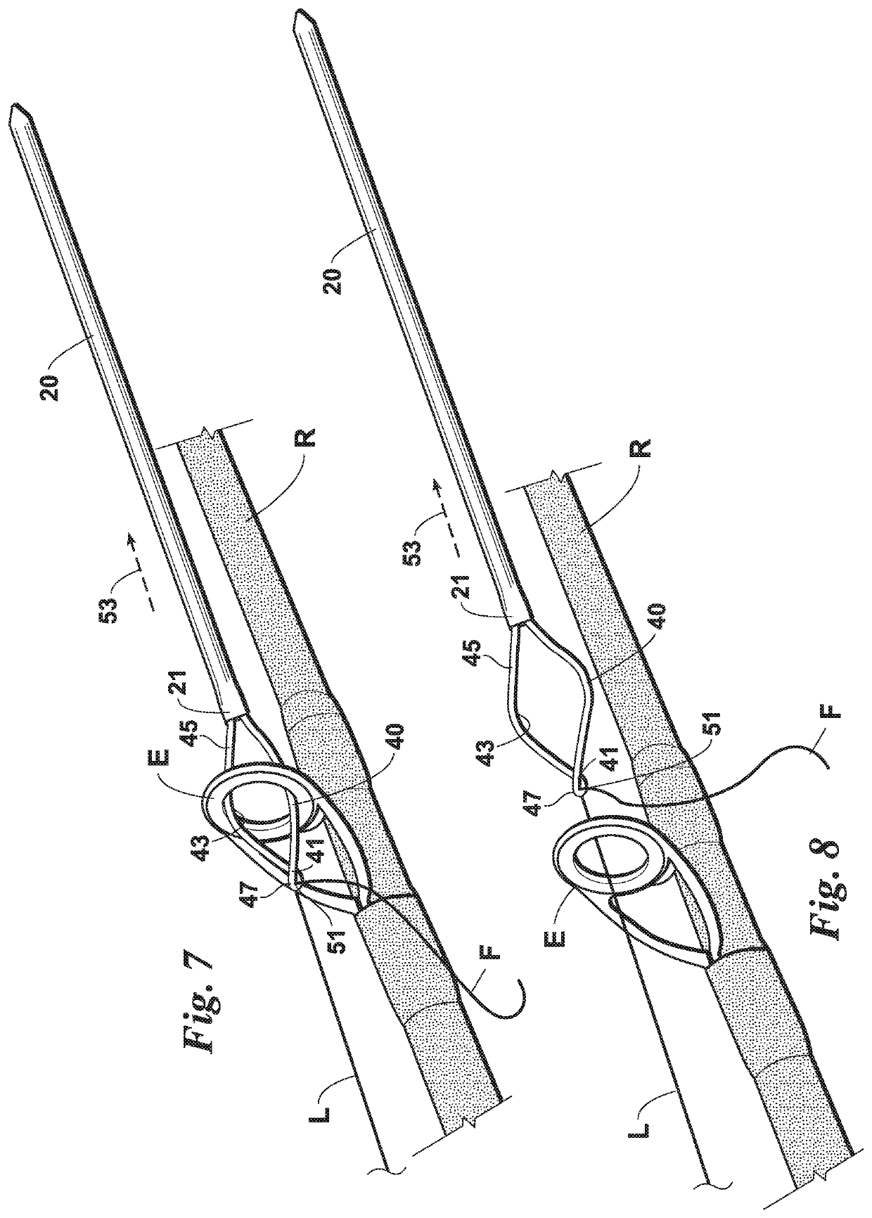 Fishing line rigging tool