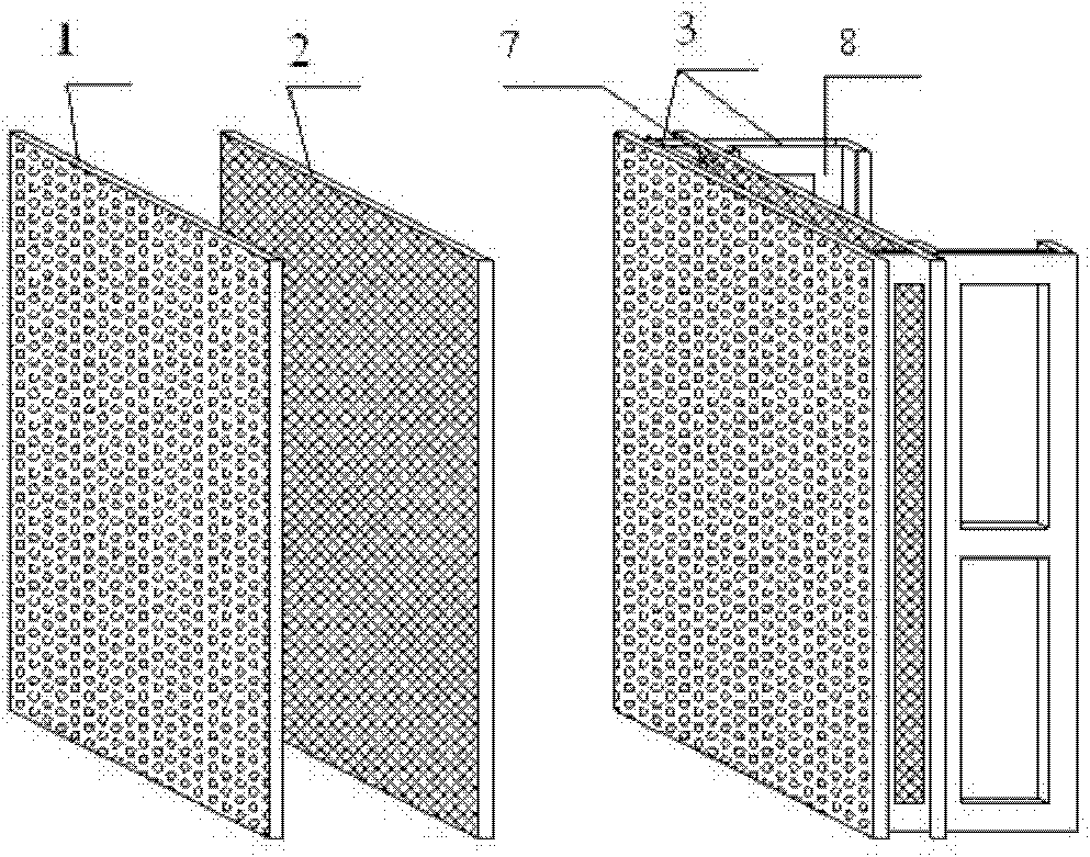 Microporous-fiber composite sound absorbing board